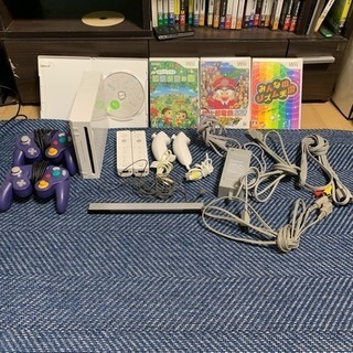 wii 本体 GCコントローラ付 ソフト3本付