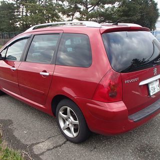 プジョー307SWインダッシュHDDナビ ETC付 車検31年11月28日までの画像