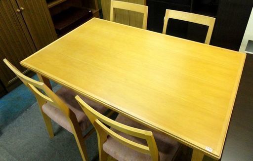 nissin 日進木工 ダイニングテーブル5点セット リビング 食卓 椅子 チェア