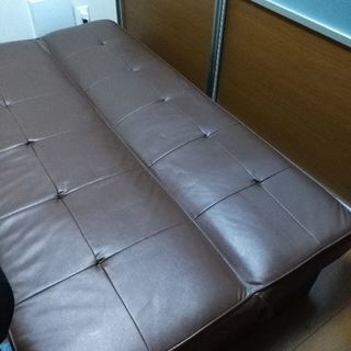 ソファー　ベッド　また値下げの画像
