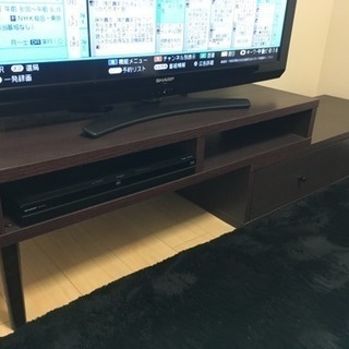 テレビボード ダークブラウン
