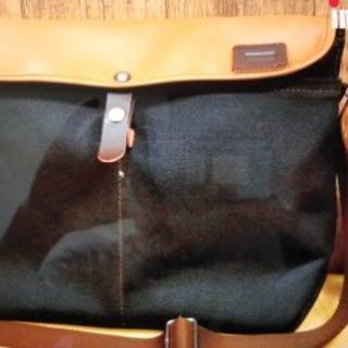 ラスト値下げ　帆布×レザーショルダー(新品)