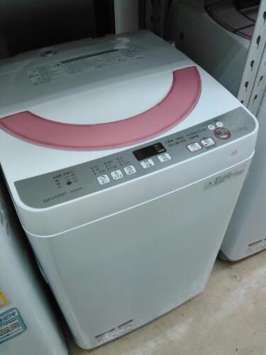 SHARP　6.0㎏洗濯機　ES-GE60R-P　（2016）