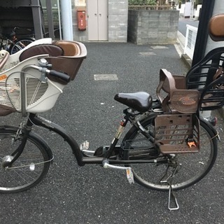 子供2人乗れます！7年使用、前輪パンクしてます
