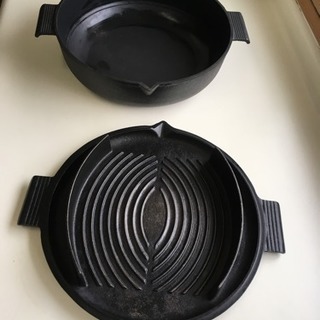魚菜の鉄鍋  中古