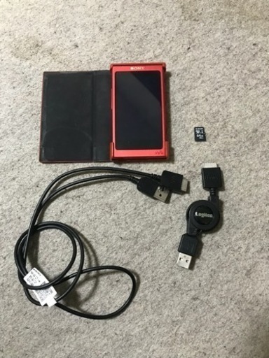 ウォークマン　NW-A35　ケース　microSD（64GB付き