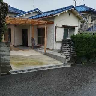閑静な平屋のエアコン付き貸戸建住宅 車2台駐車可、家賃4万…