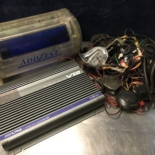 ADDZEST.SRV505とアルパインアンプMRV-1000