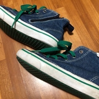 子供靴　vans ハイカット 20㎝   コーデュロイ×デニム　　※9/1の画像