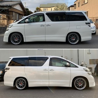 記録簿多数！ヴェルファイア 2.4Z サンルーフ 20インチAW ローダウン 両側パワースライドドア フリップダウンモニター HDDナビ ショートブロック対策済み！の画像