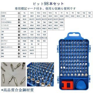 精密ドライバー セットの画像