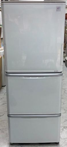 シャープ 314L 冷蔵庫 SJ-PW31Y-W 両開き T026