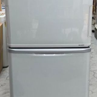 シャープ 314L 冷蔵庫 SJ-PW31Y-W 両開き T026