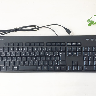 【水洗い可】有線フルキーボード BUFFALO BSKBU12BK