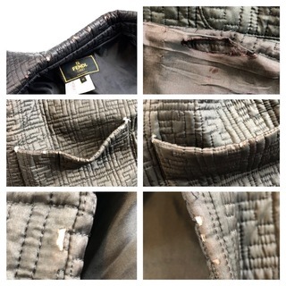 大幅値下げ！FENDI　ヴィンテージ　ズッカ柄総ロゴキルティングロングコートの画像