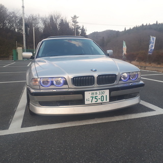 検20/11まで　E38 7シリーズ後期　 750iL V12 ロング ボディー 　希少　DVD 地デジの画像