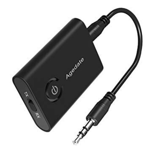 新品 Bluetooth トランスミッター 一台二役 ワイヤレス オーディオ 3.5mmオーディオ（ブラック）