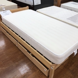 無印良品 引き出し収納付きのシングルベッド！