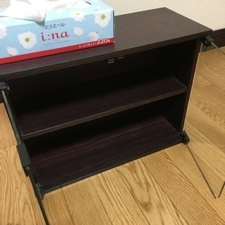 ガラス戸のミニ棚★現在お取引中です！の画像