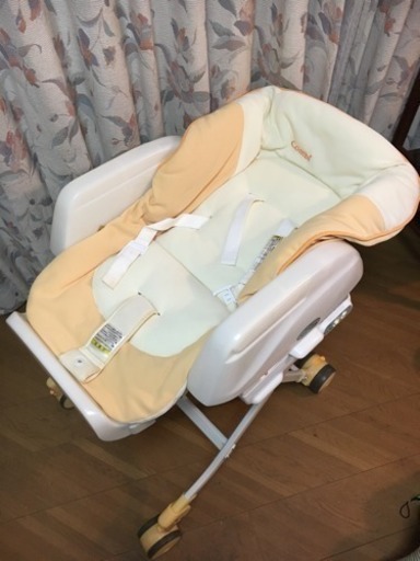 ハイローチェア 電動 メロディー コンビ プーさんカバー付