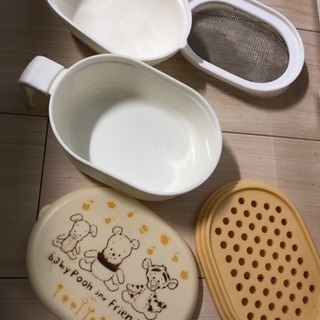 離乳食 調理セット&コップなど3点セットの画像