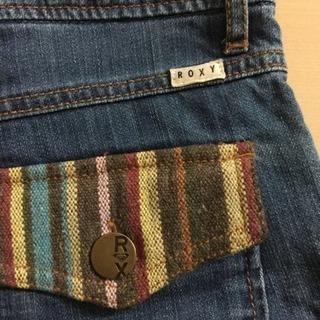 ロキシー☆デニムショートパンツの画像
