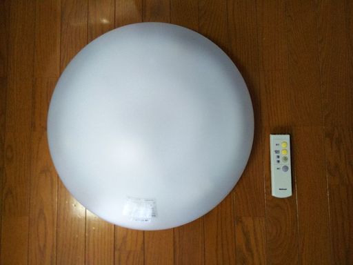 照明器具 ナショナル製シーリングライト（蛍光灯タイプ、リモコン付、調光機能あり）