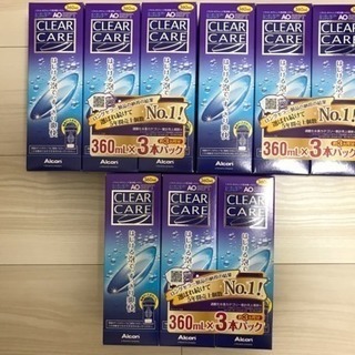 エーオーセプトクリアケア360ml 9本 (3本パック x 3セット)