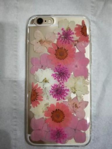 本物のお花　押し花ケース（iPhone）