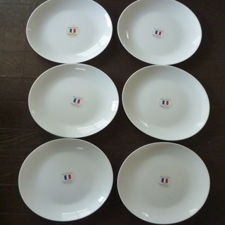 新品　フランス製プレート6枚セット　の画像