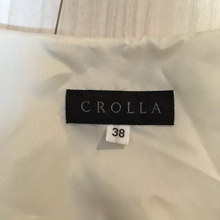 CROLLA 白ワンピース 38の画像