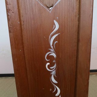 ハンドメイド　イタリア製木製傘立て　値下げしましたの画像