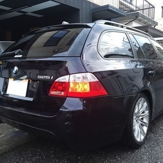 機関最良 車検31/9 BMW 525IツーリングMsp ナビ ETC ハーフ革の画像
