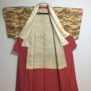 正絹 茶屋辻紋様 小紋 着物の画像