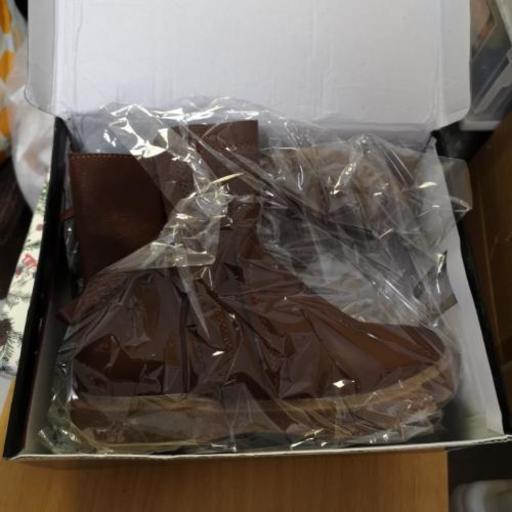 牛皮 ショートブーツ Ｌサイズ（38） 新品