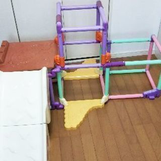 ジャングルジム すべり台 