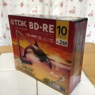TDK BD-RE Blu-ray disk 新品 未使用の画像