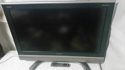 三重県内無料配達 37型 フルハイビジョン SHARP AQUOS LC-37BE1W 地上/BS/110度CSチューナー内蔵
