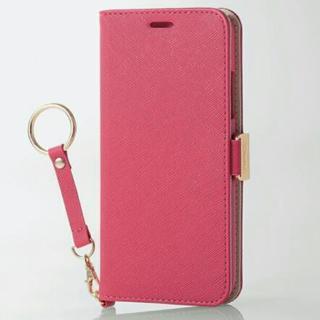 値下げ　新品 純正 iPhone X スマホケース カバー ELECOM エレコム ピンク スマホ 新生活 DOCOMO ドコモ SoftBank ソフトバンク au の画像