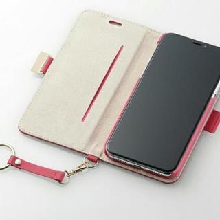 値下げ　新品 純正 iPhone X スマホケース カバー ELECOM エレコム ピンク スマホ 新生活 DOCOMO ドコモ SoftBank ソフトバンク au の画像