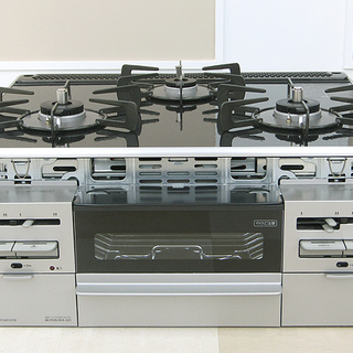 未使用品 Rinnai リンナイ 両面焼グリル付き3口ガスビルトインコンロ RB31AW21K1R2-VM 都市ガス(12/13A)用