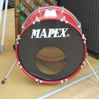 MAPEX メイペックス バスドラム 22×18インチ 赤 レッド PayPay決済可 札幌市 清田区 平岡