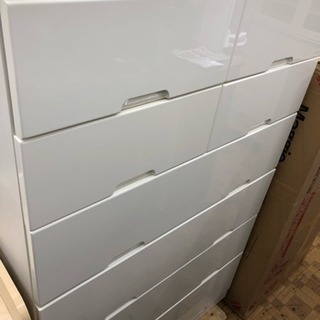 【ニトリ】整理タンス ☆ハイチェスト☆幅89cm※各棚にレールあ...