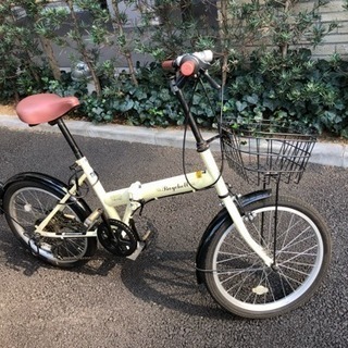 【取引中】【8000円】あんまり使用してない折りたたみ自転車