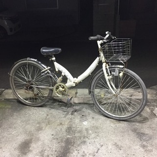廃棄依頼の自転車