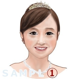 デジタル似顔絵イラスト描きます