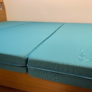 マニフレックス 高反発マットレス クイーンサイズ 無印良品体圧分散マットレス付き