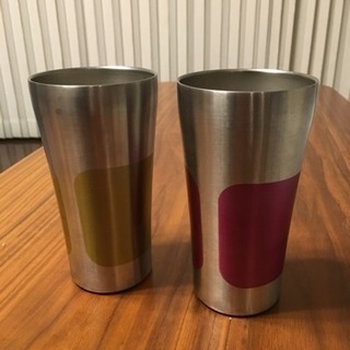 ビアグラス (保冷機能付き)2点セット