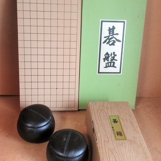 ☆囲碁セット 碁笥 碁石付きセット 碁盤新桂五号 気分はヒカルの...