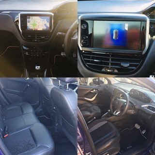 オークションで売り切れました！プジョー　208　平成25年車　75,640ｋｍ走行　ガラスルーフ　クルコン　Ｒパークセンサー　ナビ　ＴＶ　ＥＴＣ　ドラレコありの画像